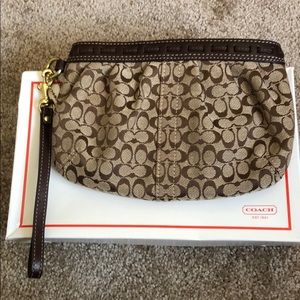 Coach Large Wristlet. Never been used.